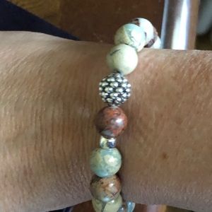 Lagos aqua terra jasper bracelet